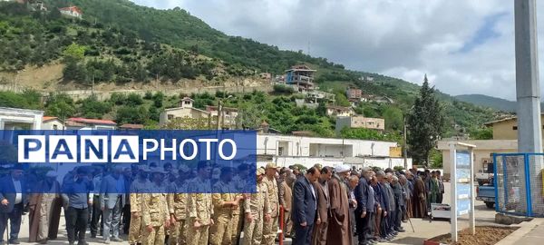 تشییع پیکر جانباز هشت سال دفاع مقدس در سوادکوه