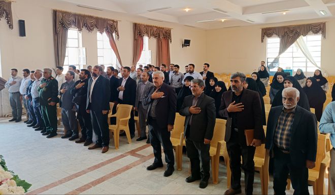 آیین تکریم و معارفه رئیس آموزش و پرورش منطقه لاران برگزار شد