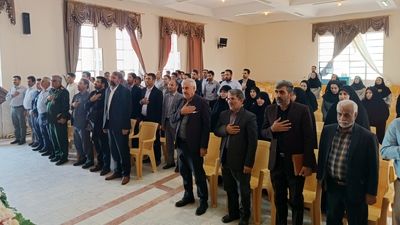آیین تکریم و معارفه رئیس آموزش و پرورش منطقه لاران برگزار شد