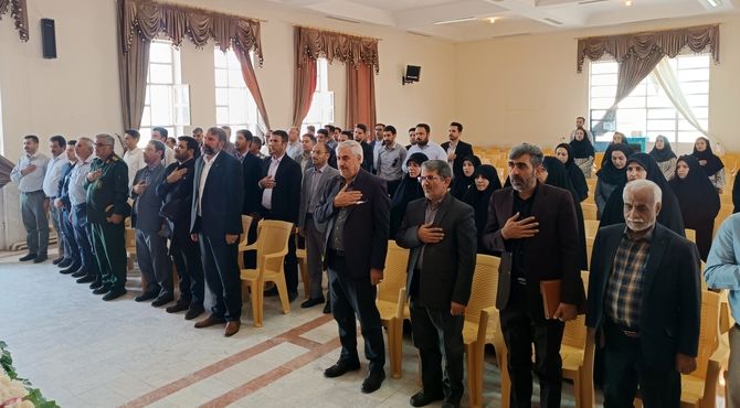 آیین تکریم و معارفه رئیس آموزش و پرورش منطقه لاران برگزار شد