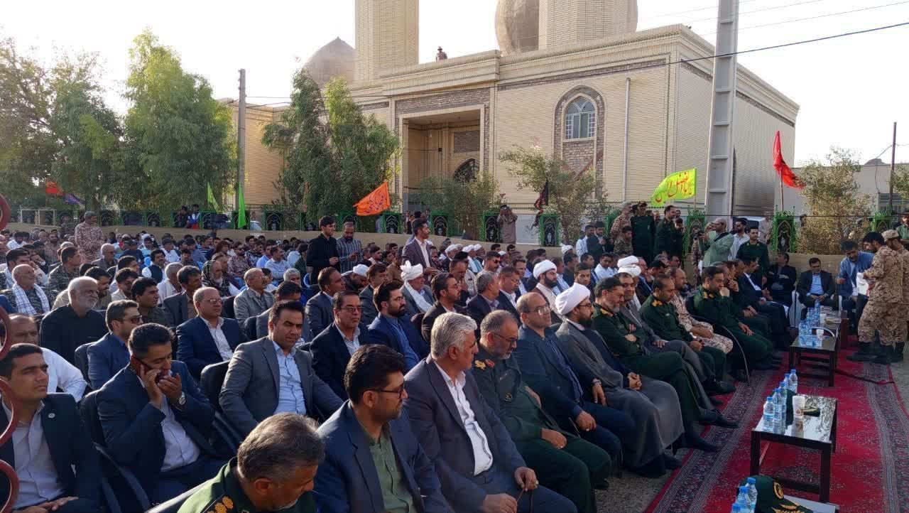 سیزدهمین یادواره شهید حبیب لکزایی در نیمروز برگزار شد