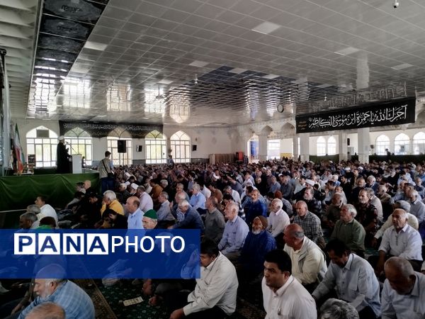نماز جمعه شهرستان کاشمر با حضور مردم ترشیز کهن برگزار شد 