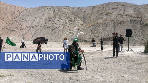 مراسم تعزیه خوانی در روز اربعین حسینی در شهر بار