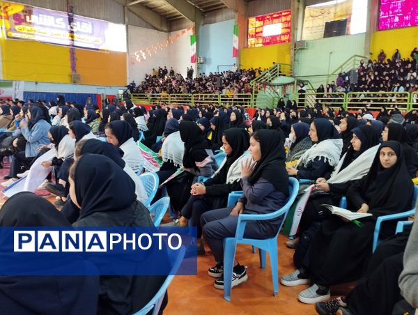 همایش گردان فاتحین قدس به‌مناسبت هفته بسیج دانش‌آموزی 