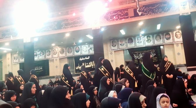 مراسم وداع با پیکر مطهر  شهید عمران بهرامی 