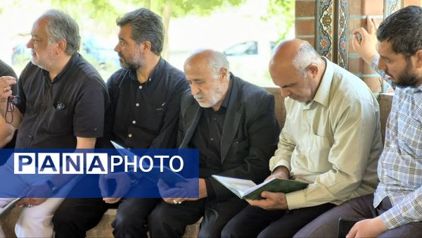 تجدید میثاق قاریان قرآن و اهالی بلده با شهدای گمنام