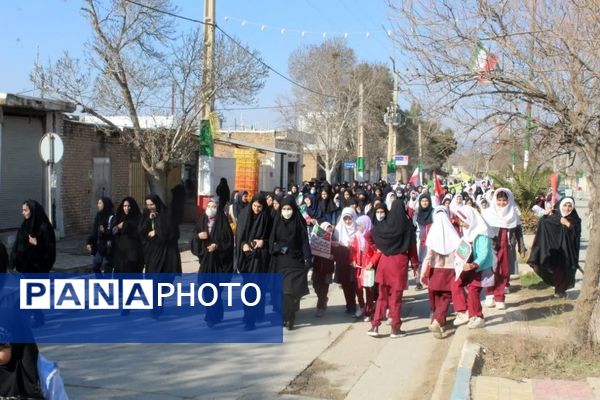 راهپیمایی یوم‌الله ۲۲ بهمن در منطقه کوهنانی