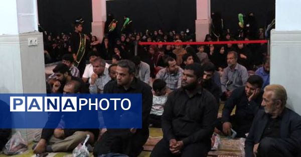 مراسم شب سوم سوگواری حضرت فاطمه(س) در تپه شهدای گمنام کهنوج