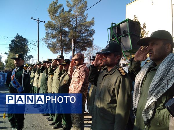 مراسم تشیع پیکر شهید گمنام در شهرستان خلیل آباد 