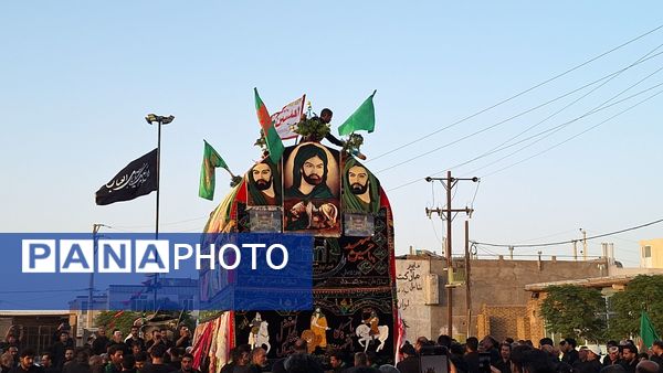 شکوه نخل‌گردانی در گناباد؛ تصویری از عشق و ارادت در محرم