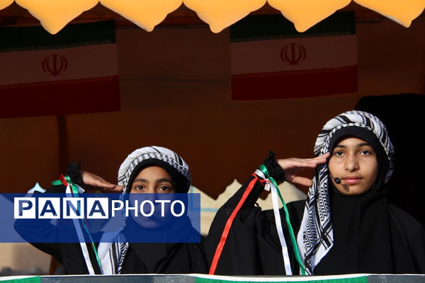 رزمایش اقدار بسیجیان در امیرچخماق یزد