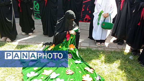 پیاده‌روی جاماندگان اربعین با حضور پرشور مردم حسینی نیشابور