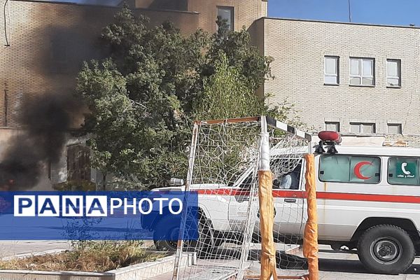 مانور دانش‌آموزی پدافند غیر عامل در شهرستان میناب