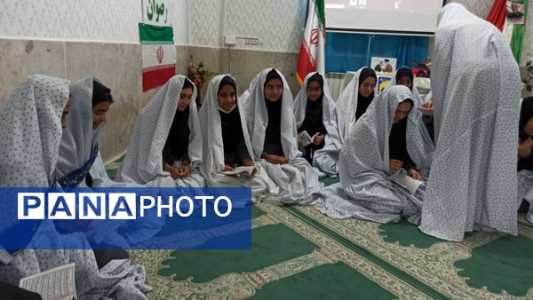 برگزاری هیئت انصارالمهدی (عج) در دبیرستان رضوان