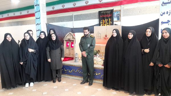 آیین سوگواری ایام فاطمیه در دبیرستان حضرت زینب(س) اسدآباد