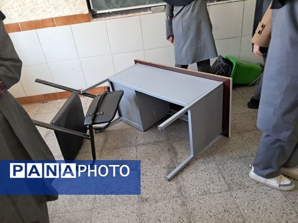 دبیرستان بنت الهدی میزبان بیست و هفتمین مانور زلزله تفت بود