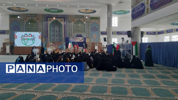هیات دخترانه این‌بار از نوع حماسی در شهرستان لردگان