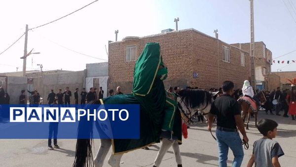 تعزیه‌خوانی اباعبدالله الحسین در روز عاشورای حسینی در روستای نقاب