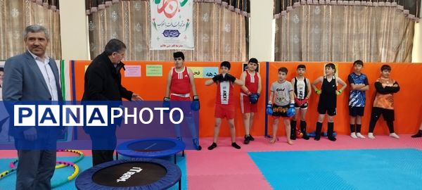  افتتاح کلاس تربیت‌بدنی در مدرسه قمر بنی هاشم ملکان