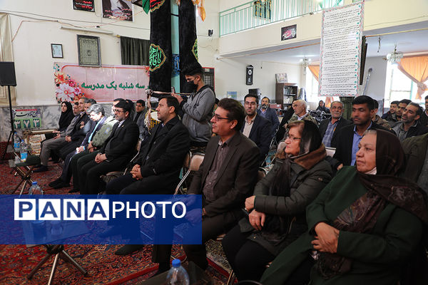 آیین افتتاح دبیرستان دخترانه پریدخت اورعی عباسیان و آیین کلنگ زنی ساخت 10 مدرسه