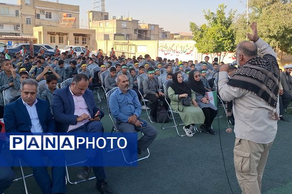 ایین بزرگداشت دانش‌آموز شهید حمله تروریستی شاهچراغ(ع)