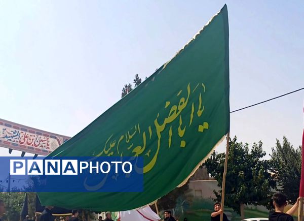 قافله عزاداری تاسوعای حسینی در شهر حبیب آباد