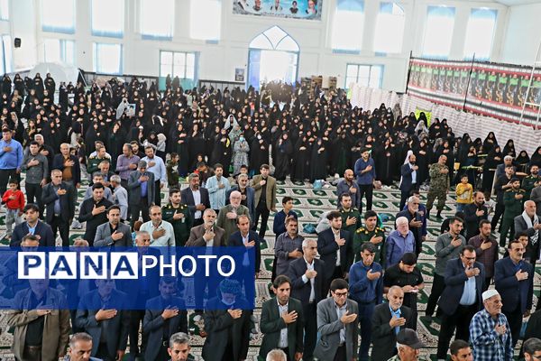 استقبال باشکوه مردم لنده از شهدای گمنام