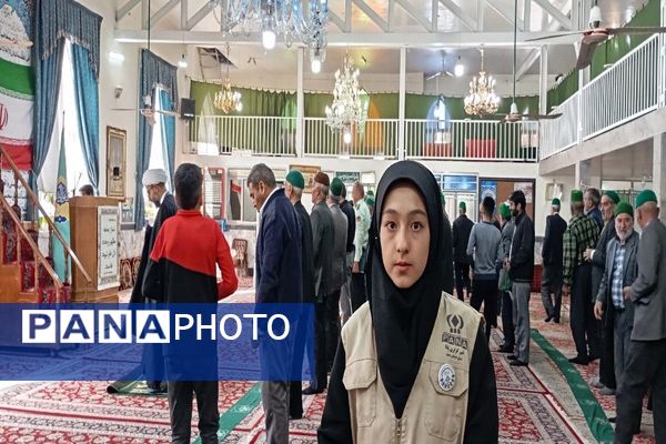 نماز جمعه همزمان با ایام فاطمیه در مسجد جامع شهر بارنیشابور
