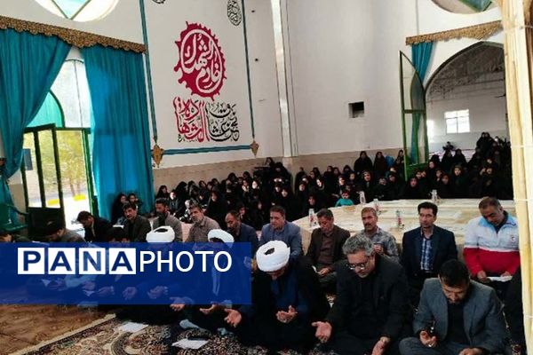 عزاداری سیدالشهدای خدمت «شهید آیت‌الله رئیسی» در کوهبنان