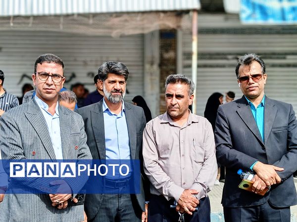 بیداری در گام‌های نوجوانان عنبرآباد؛ حضور حماسی در روز دانش‌آموز