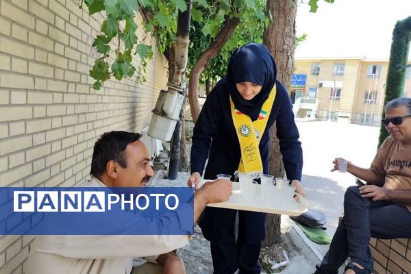 برپایی موکب به‌مناسبت سالروز شهادت رئیس جمهور و همراهان در دبیرستان شاهد 16