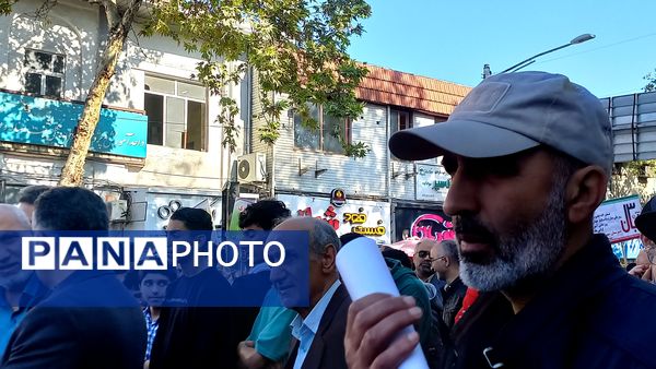 راهپیمایی ۱۳ آبان در قائمشهر