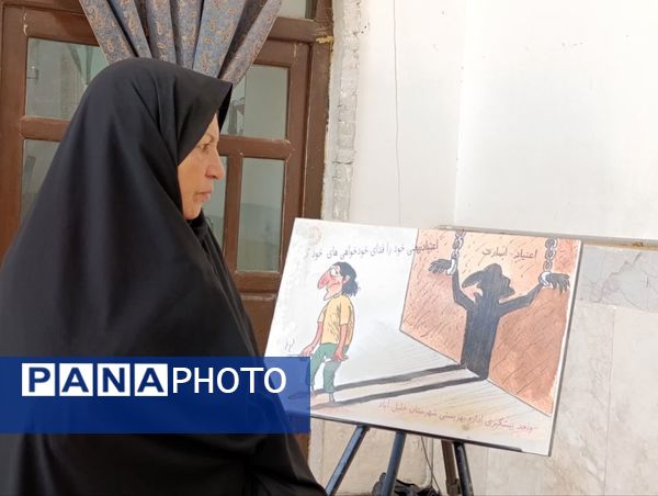 برپایی میز خدمات در مصلی نماز جمعه توسط نیروی انتظامی شهرستان خلیل اباد 