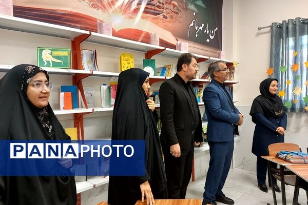 افتتاح کتابخانه دبستان شهید سلیمی جهرمی کهریزک 