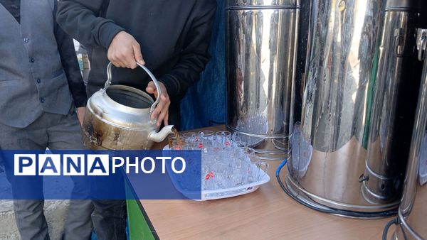 میزبانی دبیرستان نمونه دولتی شهید حاج قاسم سلیمانی شهرستان بن از شهید گمنام
