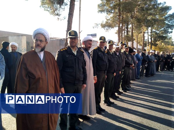 مراسم تشیع پیکر شهید گمنام در شهرستان خلیل آباد 