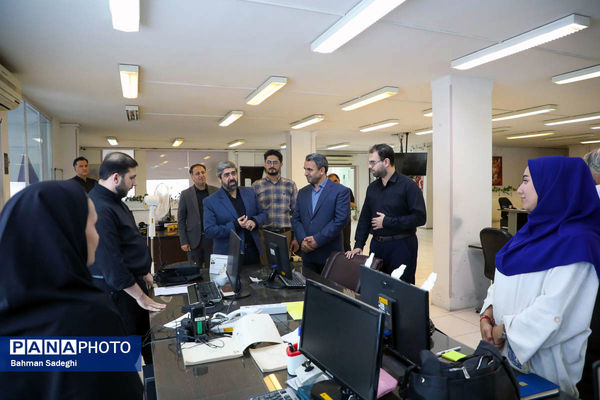 بازدید احمد محمودزاده معاون وزیر آموزش و پرورش از خبرگزاری پانا