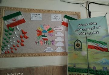 هفته پدافند غیرعامل در هنرستان فدک