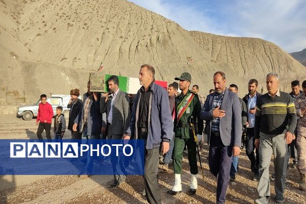 حضور شهید گمنام فاطمی در شهر بار نیشابور