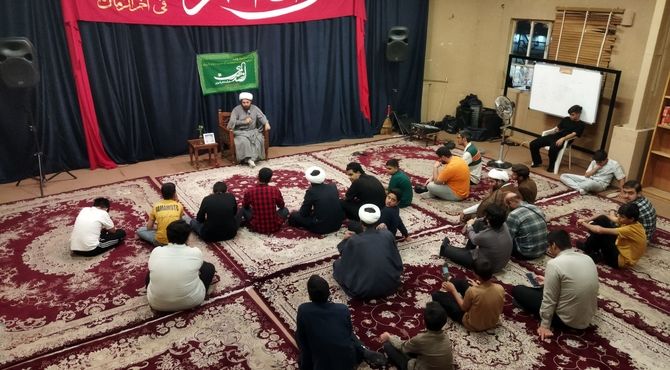 هیئت هفتگی  انصار المهدی در اتحادیه انجمن های اسلامی دانش آموزی نیشابور 