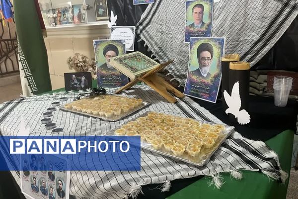 برپایی موکب به‌مناسبت سالروز شهادت رئیس جمهور و همراهان در دبیرستان شاهد 16