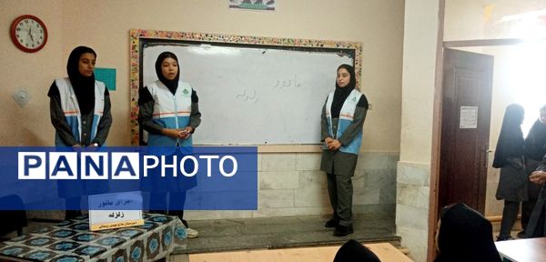 مانور زلزله در دبیرستان حاج مهدی روحانی ارغا