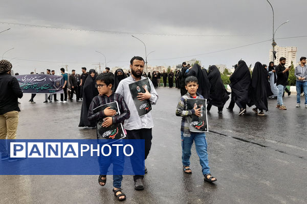 مراسم بزرگداشت شهدای خدمت با حضور نوجوانان انقلابی