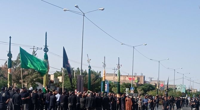 مراسم روز عاشورا در شهر عشق آباد