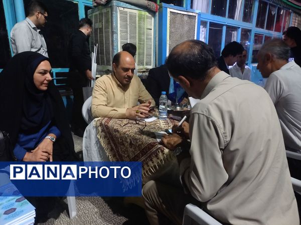 برپایی موکب خدمت در گلستان شهدای اصفهان با حضور فرماندار اصفهان 