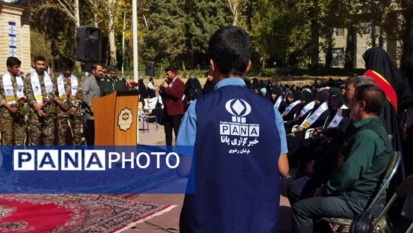 آیین افتتاحیه یادمان شهید دانش آموز اردوگاه باغرود نیشابور