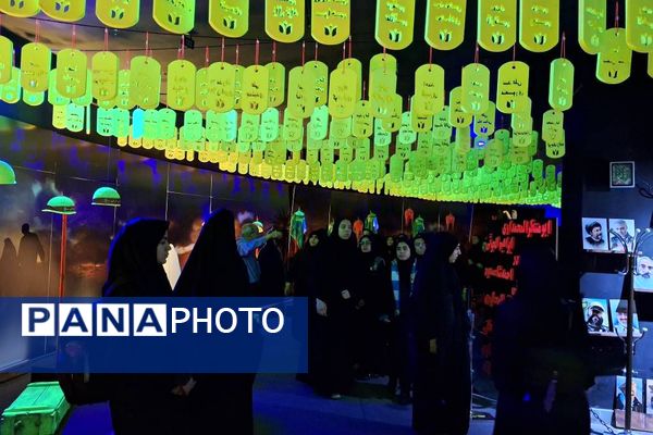 حضور دانش‌آموزان ناحیه دو شهرری در اردوی باغ موزه دفاع مقدس 