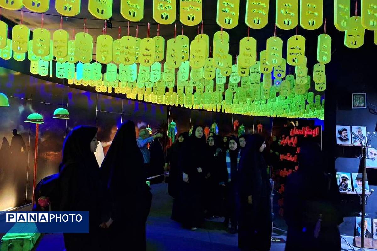 حضور دانش‌آموزان ناحیه دو شهرری در اردوی باغ موزه دفاع مقدس 