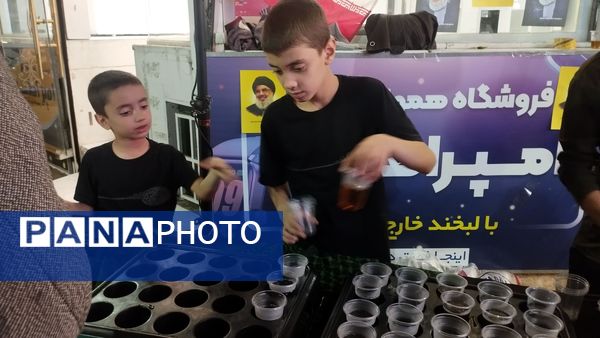 برپایی موکب به‌مناسبت شهادت شهید سید حسن نصرالله و شهدای مقاومت در شهرستان کاشمر