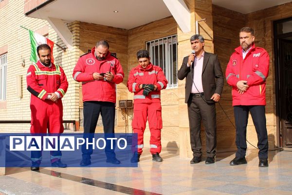 مانور سراسری زلزله و ایمنی در پردیس